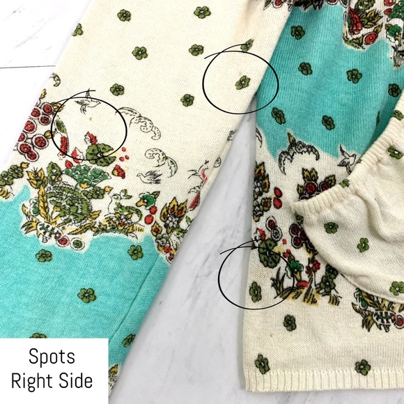 Anthropologie- MOTH Cream Print Crop Hoodie XS - Picture 10 of 13